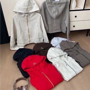 Lululemon zip up hoodies